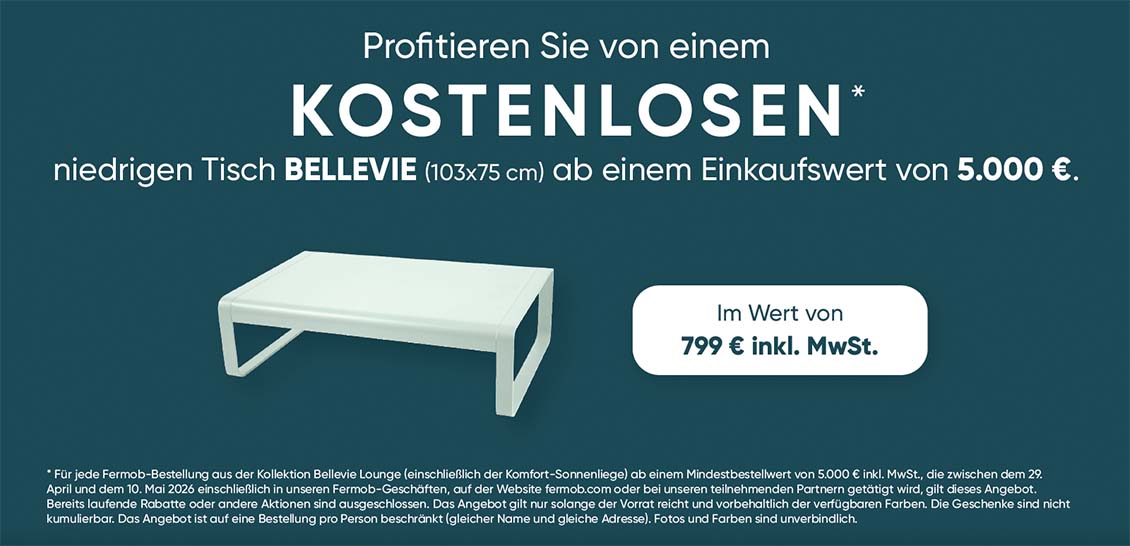 Gartenmöbel-Aktion
